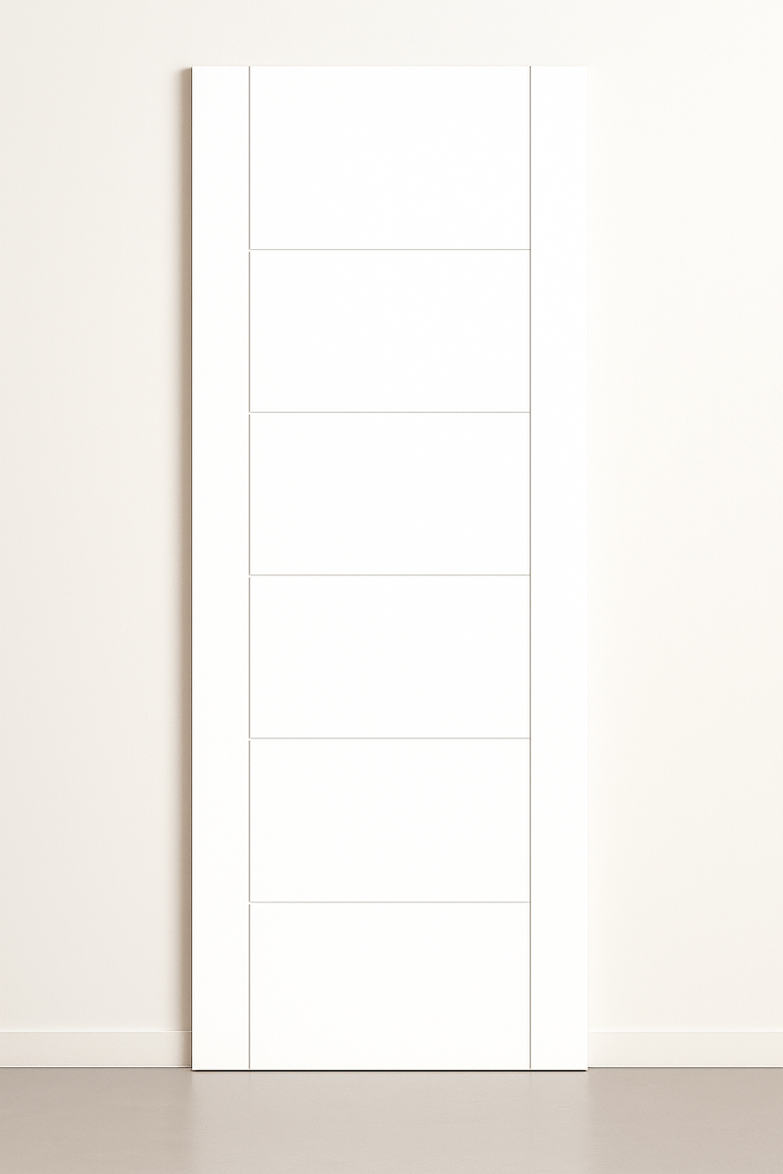 Puertas Armario Lacadas en Blanco a Medida - Modelo F-202